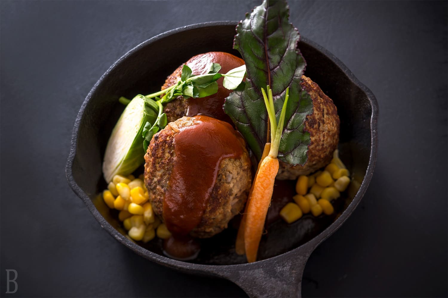 手ごねハンバーグBBQプラン